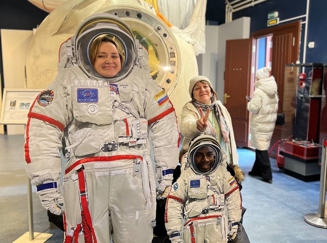 Foreign students of SPbSUT in the Cosmonautics Museum