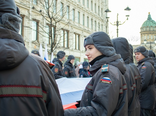 Студенты СПбКТ — на праздничном мероприятии в честь Дня воссоединения Крыма с Россией