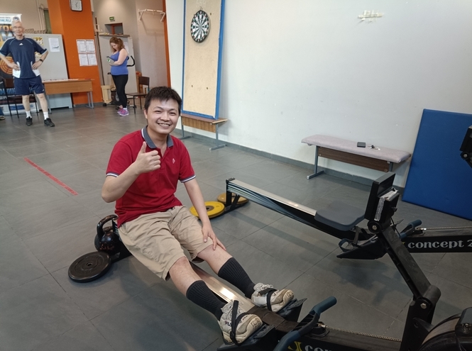 Спартакиада работников продолжилась соревнованиями по гребле на тренажёрах