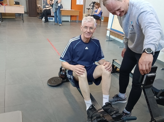 Спартакиада работников продолжилась соревнованиями по гребле на тренажёрах