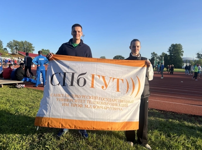 Спортсмены СПбГУТ — на чемпионате вузов по лёгкой атлетике