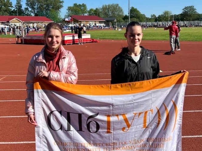 Спортсмены СПбГУТ — на чемпионате вузов по лёгкой атлетике