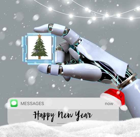 Студенты СПбГУТ разработали новогодние открытки в рамках учебного курса