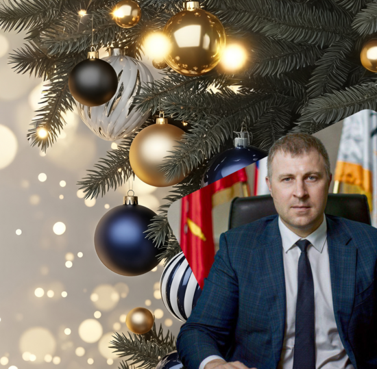 С Новым годом и Рождеством! Поздравление ректора СПбГУТ