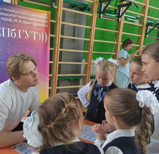 СПбГУТ принял участие в форуме «Взгляд в профессию» в ИТШ № 777