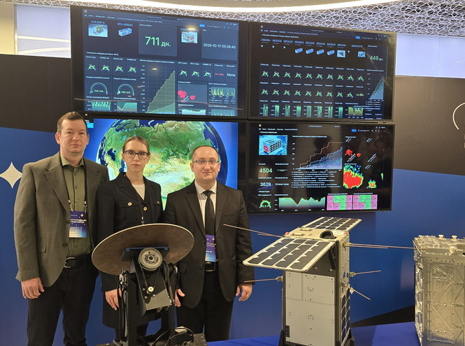 СПбГУТ презентовал свои разработки на конференции «Открывая космос-2026»