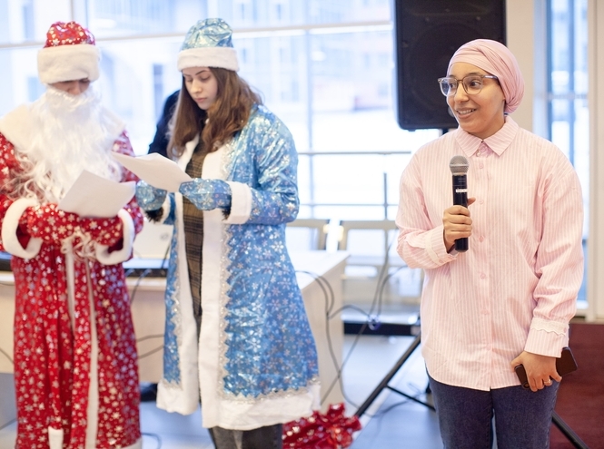 В СПбГУТ прошел Новый год иностранных студентов