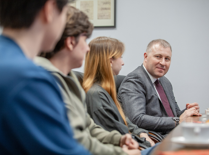 Ректор СПбГУТ встретился с первокурсниками-высокобалльниками