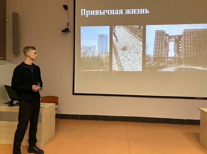 В СПбГУТ прошла встреча со студентом-волонтером СВО