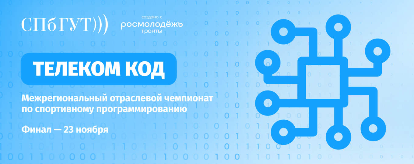 Финал Межрегионального отраслевого чемпионата по спортивному программированию «Телеком Код»